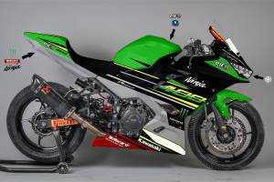Carene Racing Verniciate Kawasaki Ninja 400 2018 2019 - MXPCRV11669