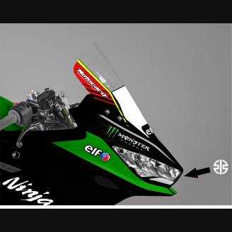 Painted Race Fairings Kawasaki Ninja 400 2018 2019 - MXPCRV11669