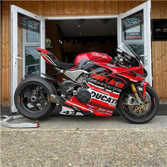 Lackierte Rennverkleidung Ducati Panigale V4 V4S V4R 2022-2024 - MXPCRV17529