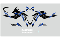 Kit Autocollants compatible avec per SUZUKI GSX S 750 2017 - 2023 - MXPKAD17169 2