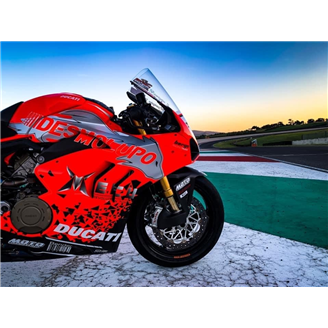 Painted street fairings in abs compatible with Ducati Panigale V4 V4S 2022 - 2024 - MXPCRV17594