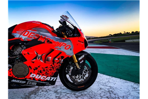 Painted street fairings in abs compatible with Ducati Panigale V4 V4S 2022 - 2024 - MXPCRV17594