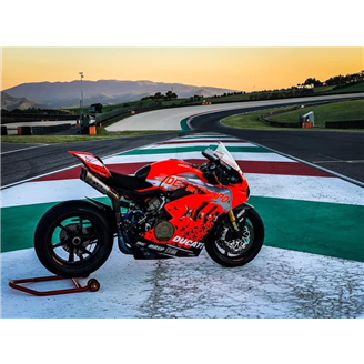 Lackierte Straße Verkleidung auf ABS kompatibel mit Ducati Panigale V4R 2018-2021 MXPCAV17595