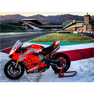 Painted street fairings in abs compatible with Ducati Panigale V4R 2018-2021 MXPCAV17595