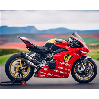 Painted street fairings in abs compatible with Ducati Panigale V4 V4S 2025 - MXPCAV17725