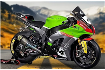 Lackierte Rennverkleidung Kawasaki Zx10R 2016 - 2020 - MXPCRV17733