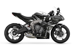 Carene stradali in abs verniciate compatibili con Triumph Daytona 660 2024 - 2025 - MXPCAV17806