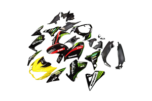 Carene stradali in abs verniciate compatibili con Kawasaki Z800 2013 - 2018 - MXPCAV17880