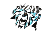 Carene stradali in abs verniciate compatibili con Kawasaki Z800 2013 - 2018 - MXPCAV17882