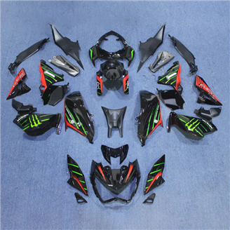 Painted street fairings in abs compatible with Kawasaki Z800 2013 - 2018 - MXPCAV17894