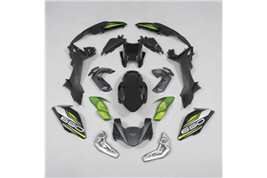 Carene stradali in abs verniciate compatibili con Kawasaki Z650 2017 - 2019 - MXPCAV17896