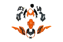 Painted street fairings in abs compatible with Kawasaki Z400 2018 - 2023 - MXPCAV17911