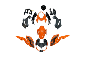 Painted street fairings in abs compatible with Kawasaki Z400 2018 - 2023 - MXPCAV17911