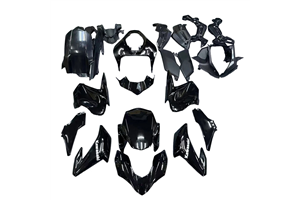 Painted street fairings in abs compatible with Kawasaki Z900 2017 - 2019 - MXPCAV17912