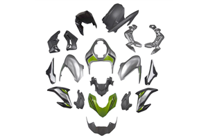 Carene stradali in abs verniciate compatibili con Kawasaki Z900 2017 - 2019 - MXPCAV17913