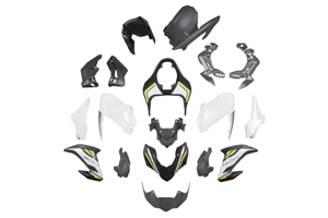 Painted street fairings in abs compatible with Kawasaki Z900 2017 - 2019 - MXPCAV17914