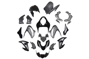 Painted street fairings in abs compatible with Kawasaki Z900 2017 - 2019 - MXPCAV17915