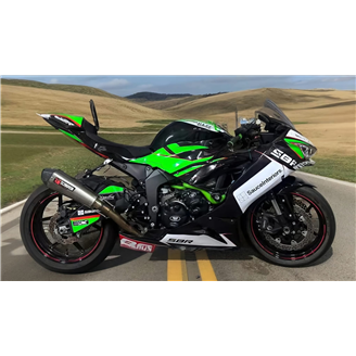 Carene Racing Verniciate Kawasaki Zx6R 2019 - 2023 - MXPCRV18036