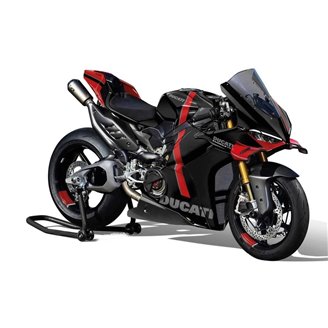 Lackierte Straße Verkleidung auf ABS mit Ducati Panigale V4 V4S 2025 - MXPCAV18078