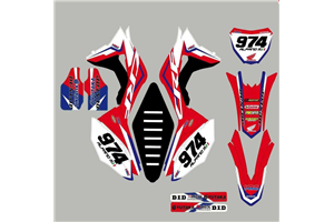 Kit Autocollants compatible avec per Honda CRF 250 2019 - 2021 - MXPKAD13590