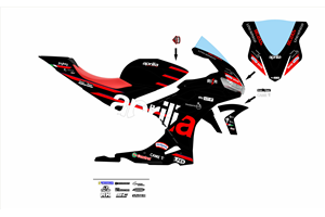 Carene stradali in abs verniciate compatibili con Aprilia RSV4 1100 2021 - 2024 - MXPCAV18085