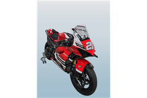 Lackierte Straße Verkleidung auf ABS mit Ducati Panigale V4 V4S 2025 - MXPCAV18091