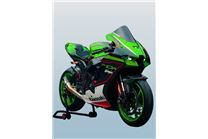 Lackierte Straße Verkleidung auf ABS kompatibel mit Kawasaki ZX10R 2021 - 2025 - MXPCAV18093