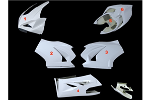 Ducati Panigale 955 V2 2020 - 2024 race Fairings without Front Fender - MXPCRD17612