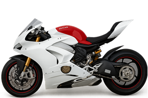 Ducati Panigale V4 fairings in 5 pieces without front fender - MXPCRD7391