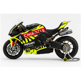 Lackierte Rennverkleidung Ducati Panigale V4 V4S V4R 2022-2024 - MXPCRV18115