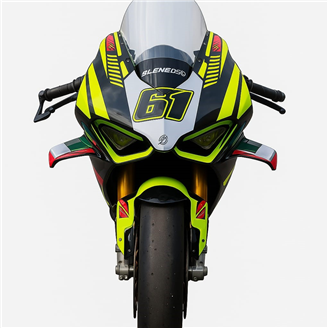 Lackierte Rennverkleidung Ducati Panigale V4 V4S V4R 2022-2024 - MXPCRV18115