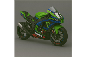 Painted street fairings in abs compatible with Kawasaki ZX10R 2021 - 2025 - MXPCAV18146