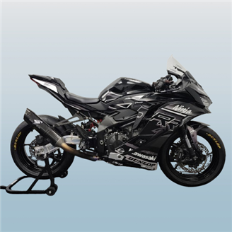 Lackierte Rennverkleidung Kawasaki Ninja ZX4-R 2024 - 2025 - MXPCRV18149