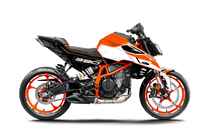 Aufkleber Satz kompatibel mit per KTM DUKE 390 2024 - 2025 - MXPKAD18153
