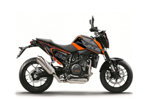 Aufkleber Satz kompatibel mit per KTM DUKE 690 2012 - 2020 - MXPKAD18160