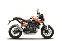 Aufkleber Satz kompatibel mit per KTM DUKE 690 2012 - 2020 - MXPKAD18154