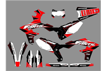 Kit Autocollants compatible avec per FANTIC 250F 250 XEF 2021 - 2022 - MXPKAD18182