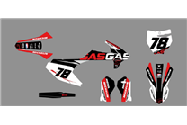Kit de pegatinas compatible con per GASGAS MC 65 2021 - 2022 - MXPKAD18184