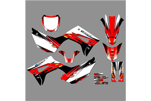 Kit Autocollants compatible avec per HONDA CRF 110F 2019 - 2021 - MXPKAD18188