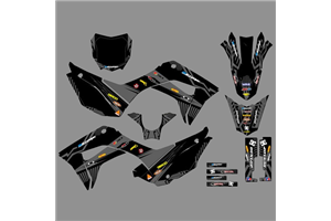 Sticker set compatible with per HONDA CRF 110F 2019 - 2021 - MXPKAD18196