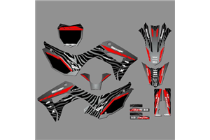 Kit Autocollants compatible avec per HONDA CRF 110F 2019 - 2021 - MXPKAD18197