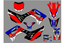 Kit Autocollants compatible avec per HONDA CRF 110F 2019 - 2021 - MXPKAD18198