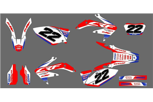 Kit de pegatinas compatible con per HONDA CRF 250X 2004 - 2020 - MXPKAD16002