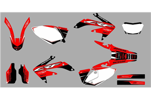 Kit Autocollants compatible avec per HONDA CRF 250X 2004 - 2020 - MXPKAD16003