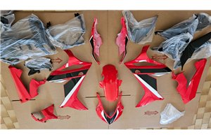 Lackierte Straße Verkleidung auf ABS kompatibel mit Honda Cbr 650 R 2019 - 2020 - MXPCAV18249