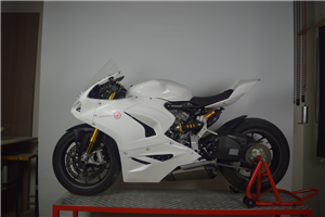 Ducati Panigale 955 V2 2020 - 2024 race Fairings without Front Fender Original exhaust (o: Stock exhaust) - MXPCRD18273