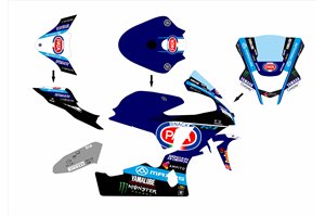 Lackierte Rennverkleidung Yamaha R1 2020 - 2025 - MXPCRV18280