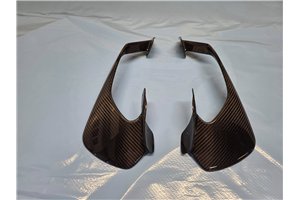 Right and left carbon fiber winglets for Yamaha R1 2020 - 2025 - MXPCCB16744