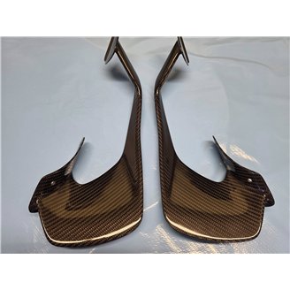 Right and left carbon fiber winglets for Yamaha R1 2020 - 2025 - MXPCCB16744
