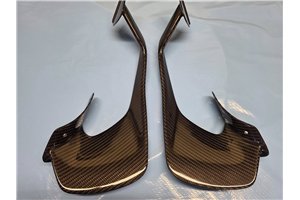 Right and left carbon fiber winglets for Yamaha R1 2020 - 2025 - MXPCCB16744